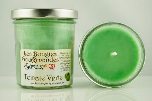 Bougie Gourmande parfumée senteur Tomate Verte