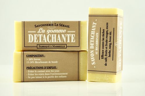 Gomme Détachante - Savon détachant au bicarbonate 80g